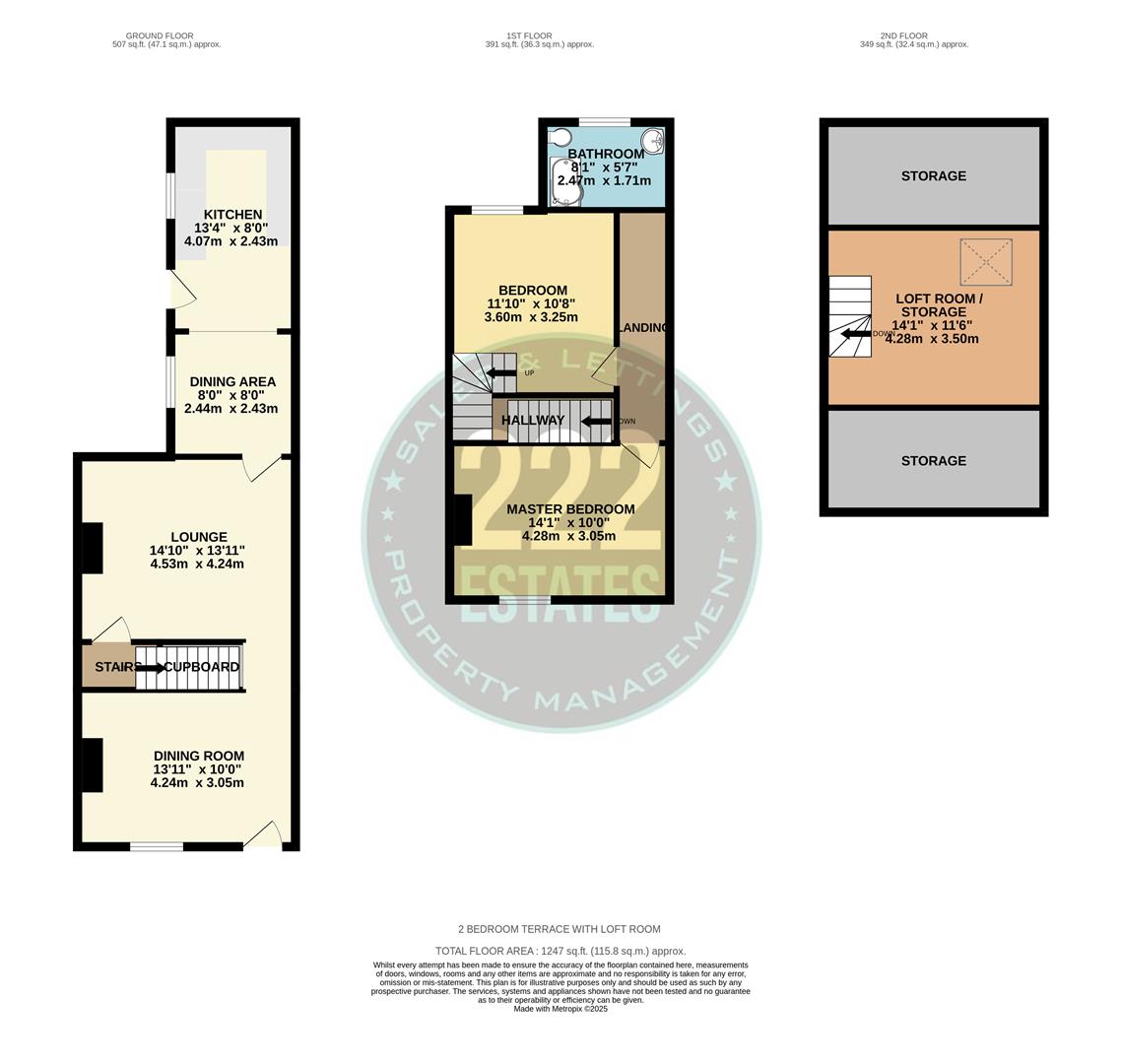 Floorplans For Scott Street, Warrington