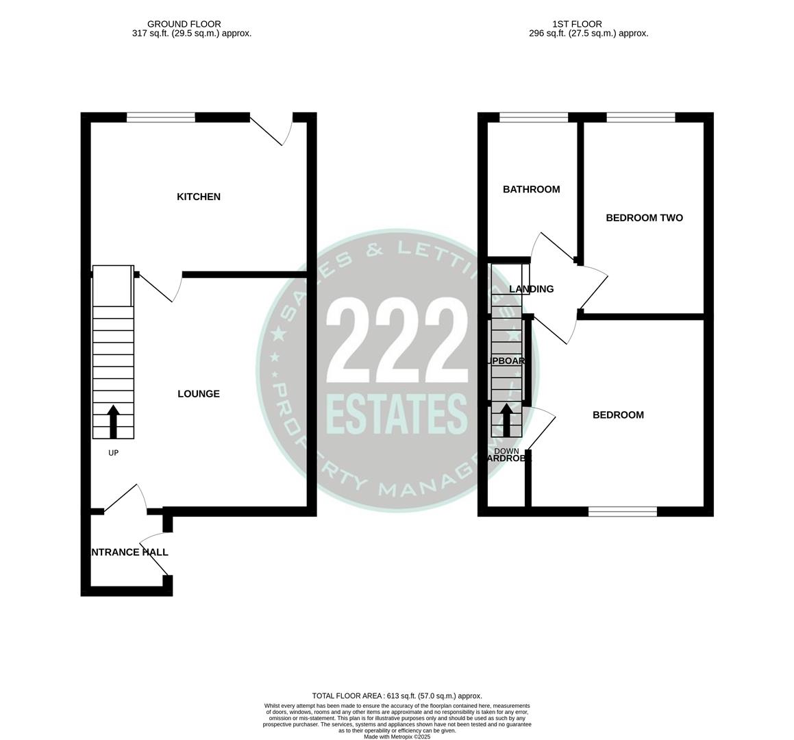Floorplans For Patterson Close, Birchwood