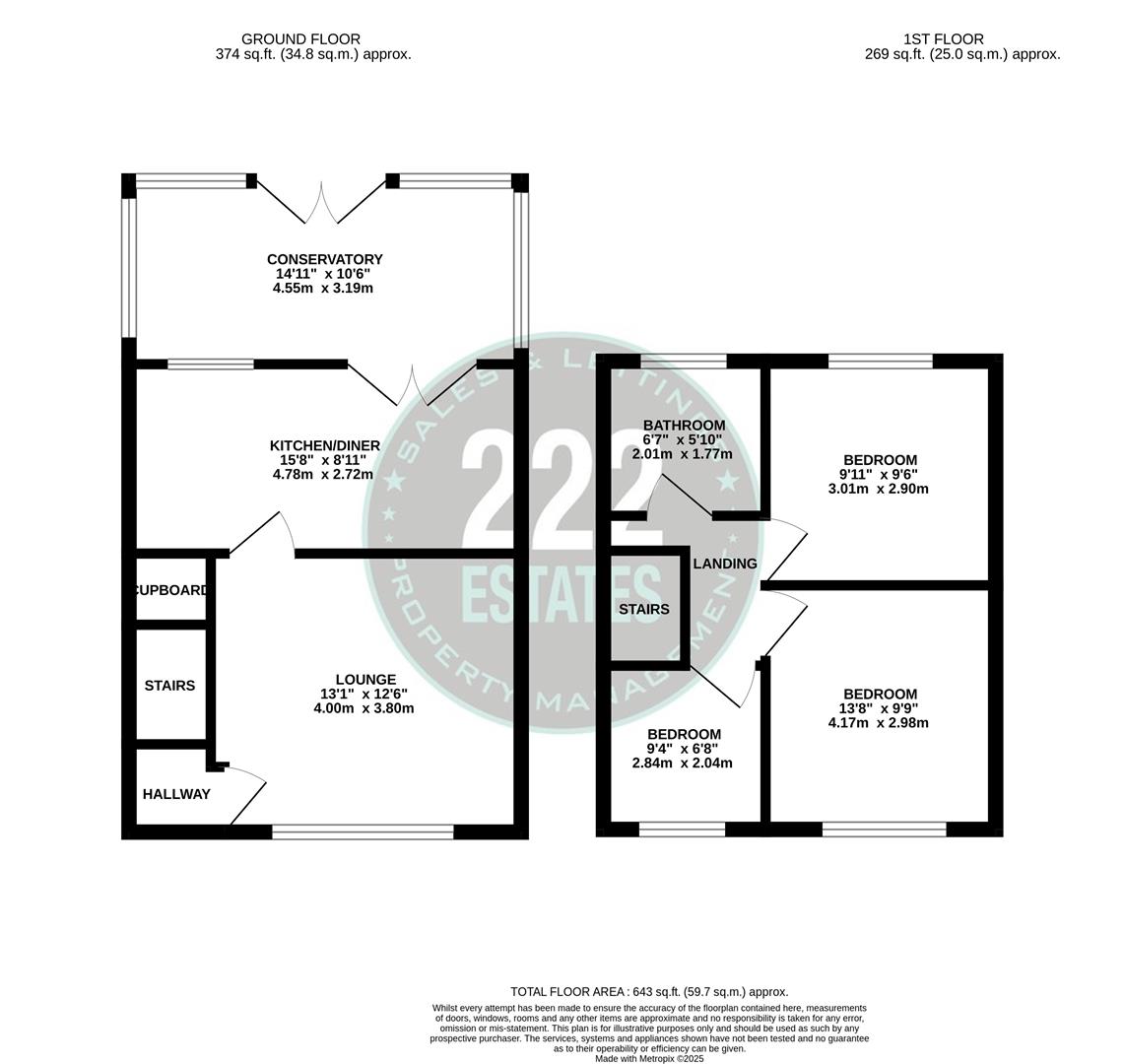 Floorplans For Palliser Close, Birchwood, Warrington