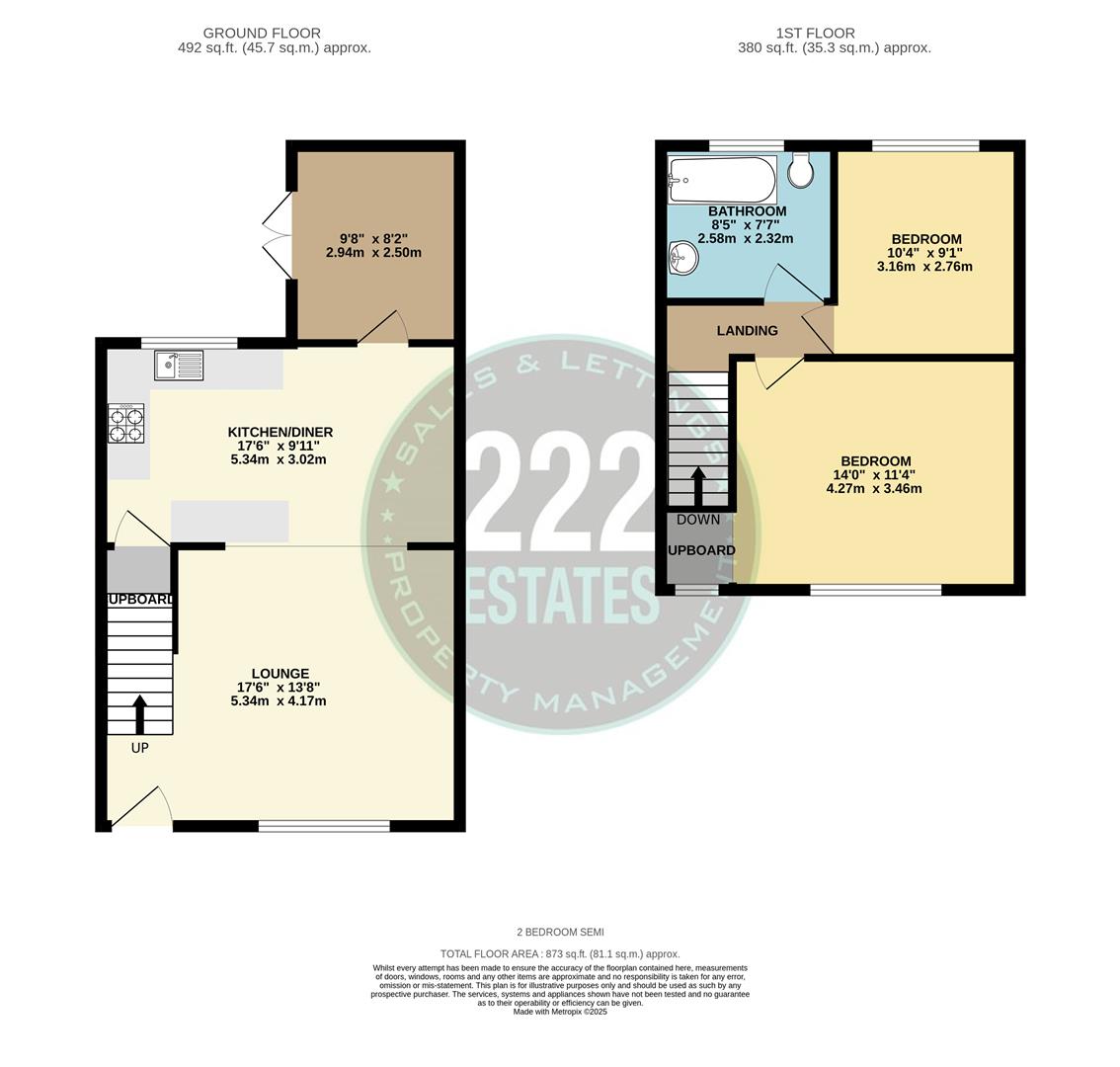 Floorplans For Penketh Avenue, Warrington