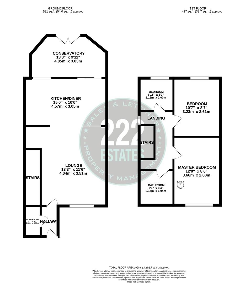 Floorplans For Harrier Road, Padgate, Warrington