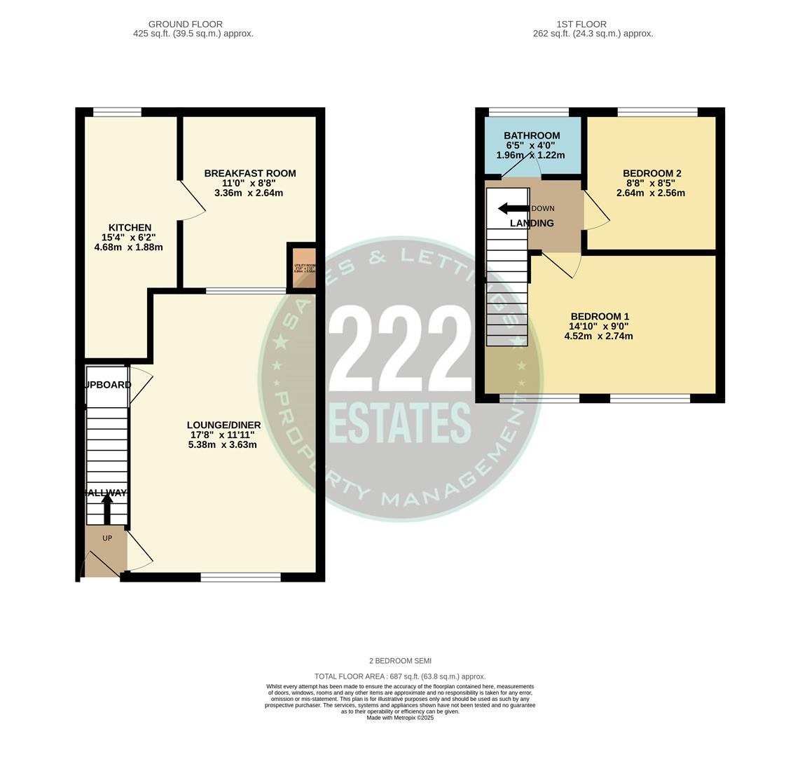 Floorplans For Cliftonville Road, Woolston, Warrington