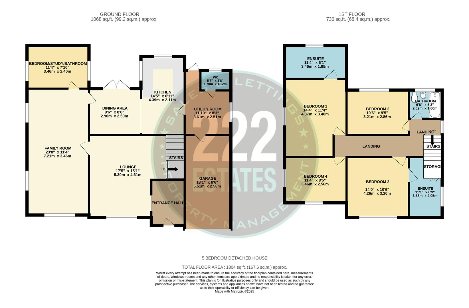 Floorplans For Warren Road, Appleton, Warrington