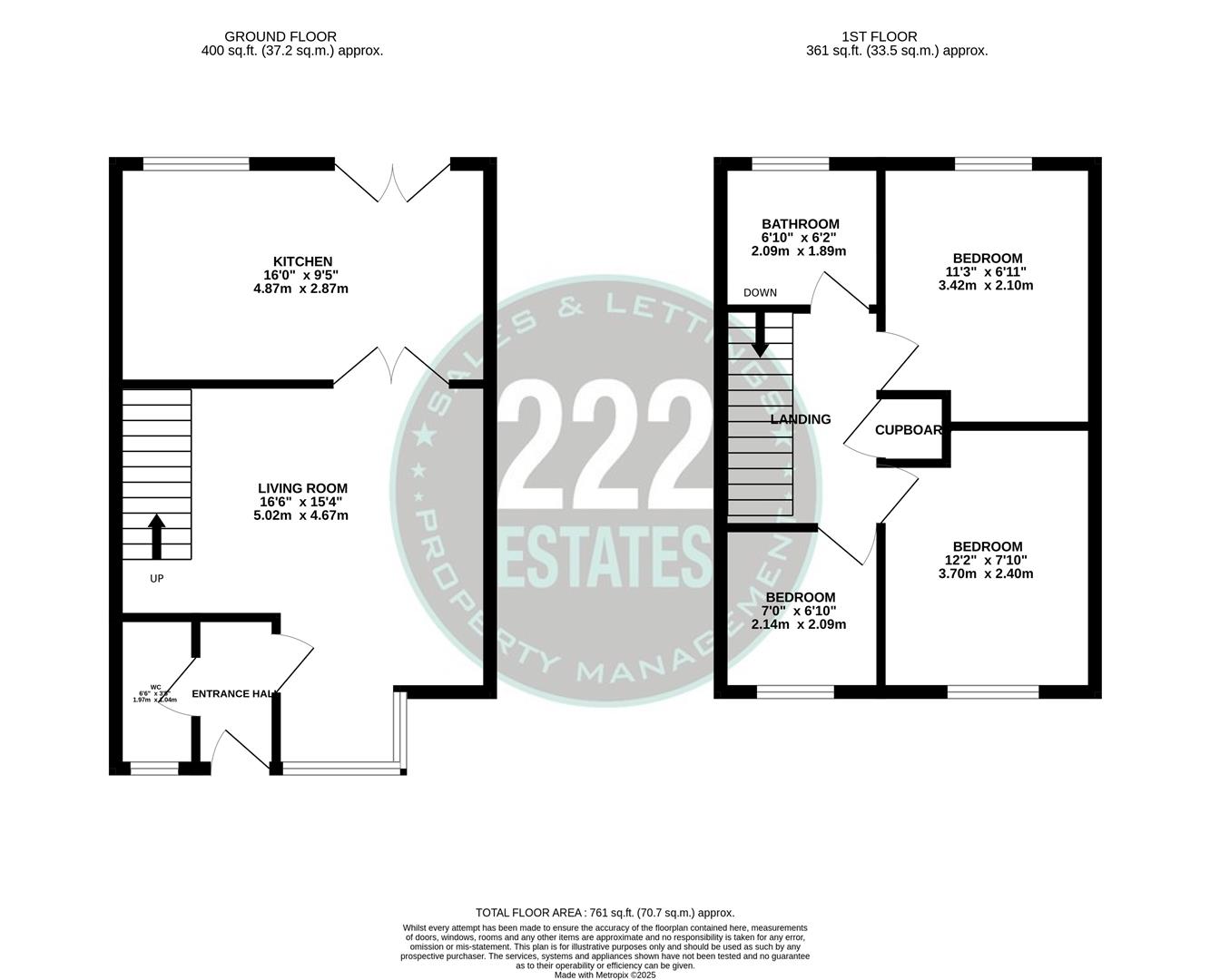 Floorplans For Westland Drive, Padgate, Warrington