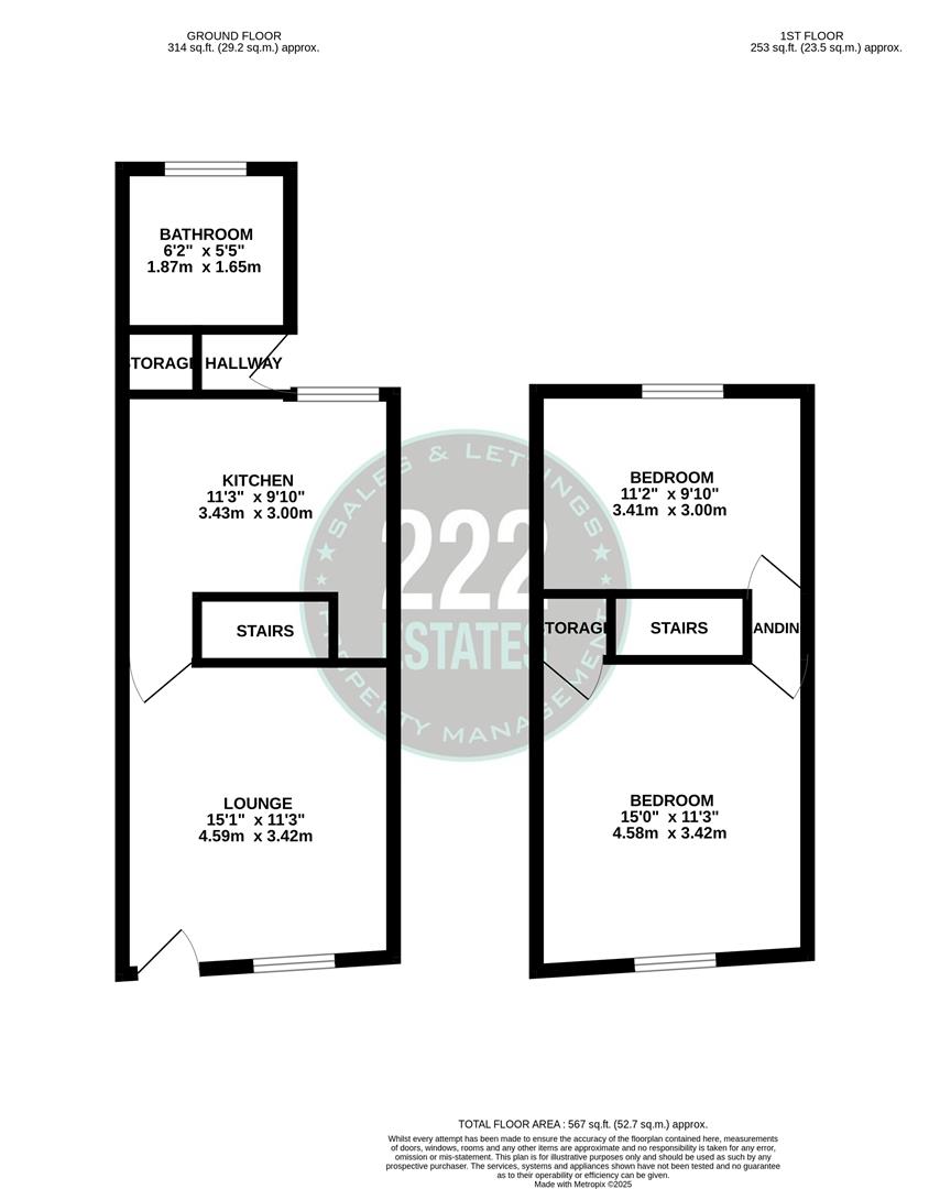 Floorplans For Hardy Street, Warrington