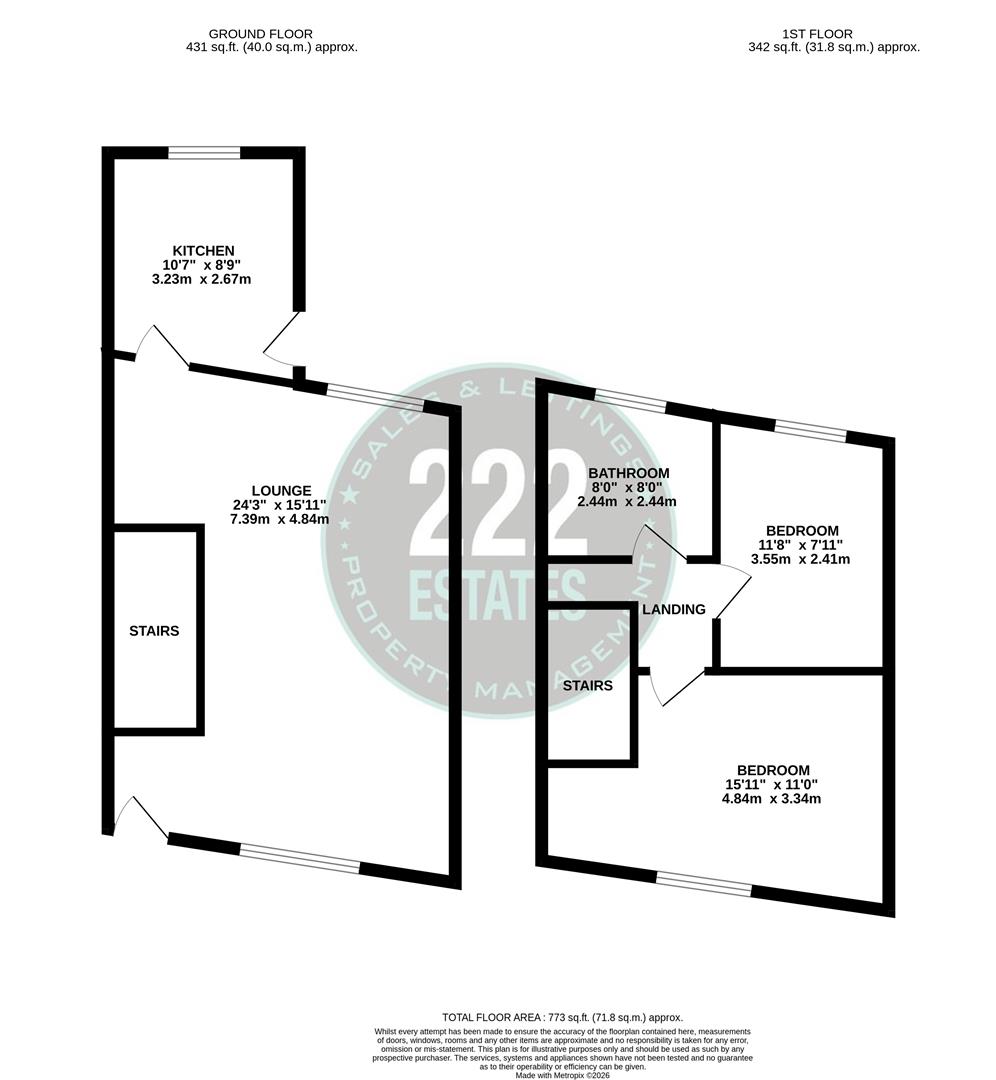 Floorplans For Gorsey Lane, Warrington