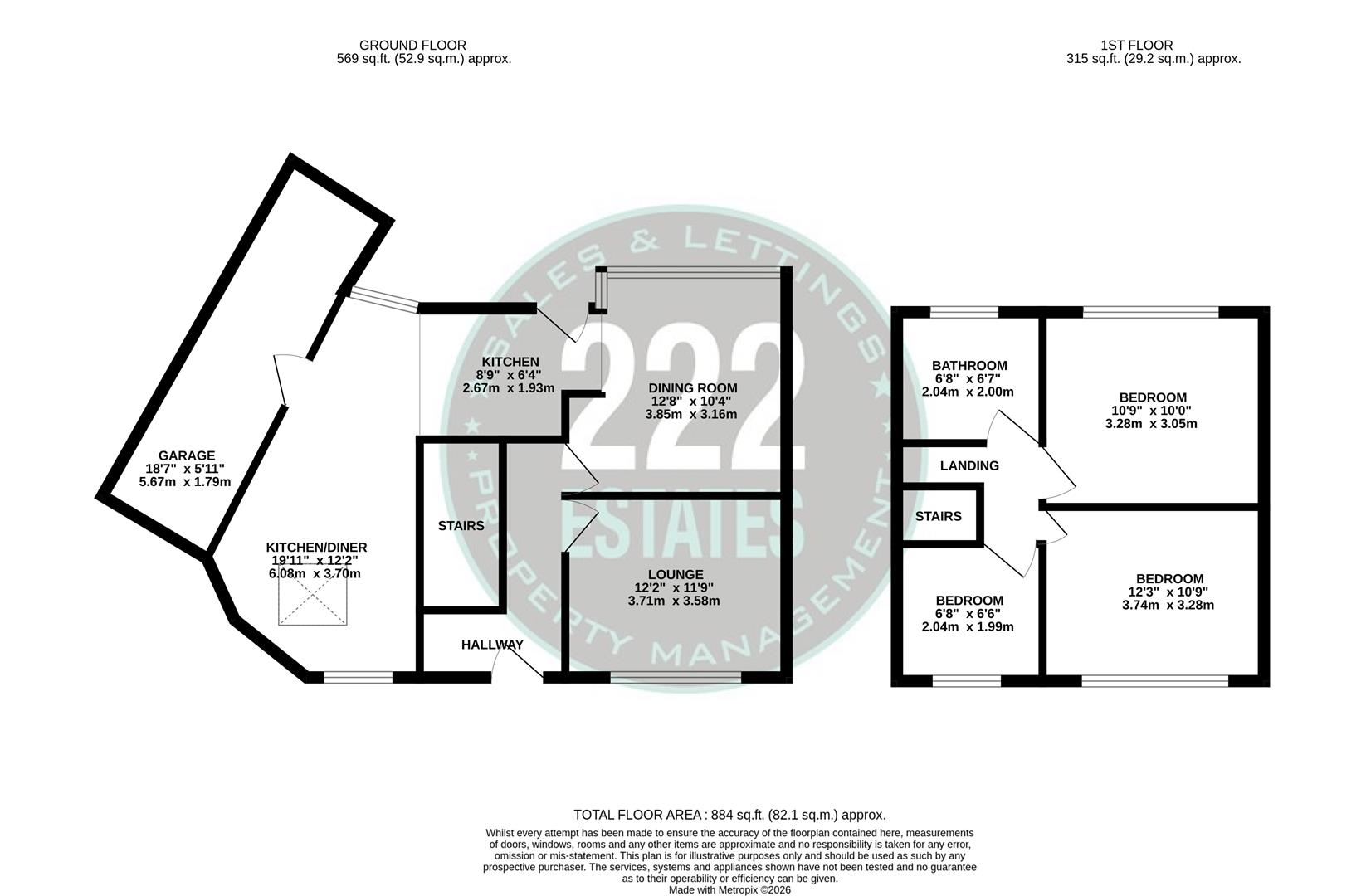 Floorplans For Roscoe Avenue, Warrington