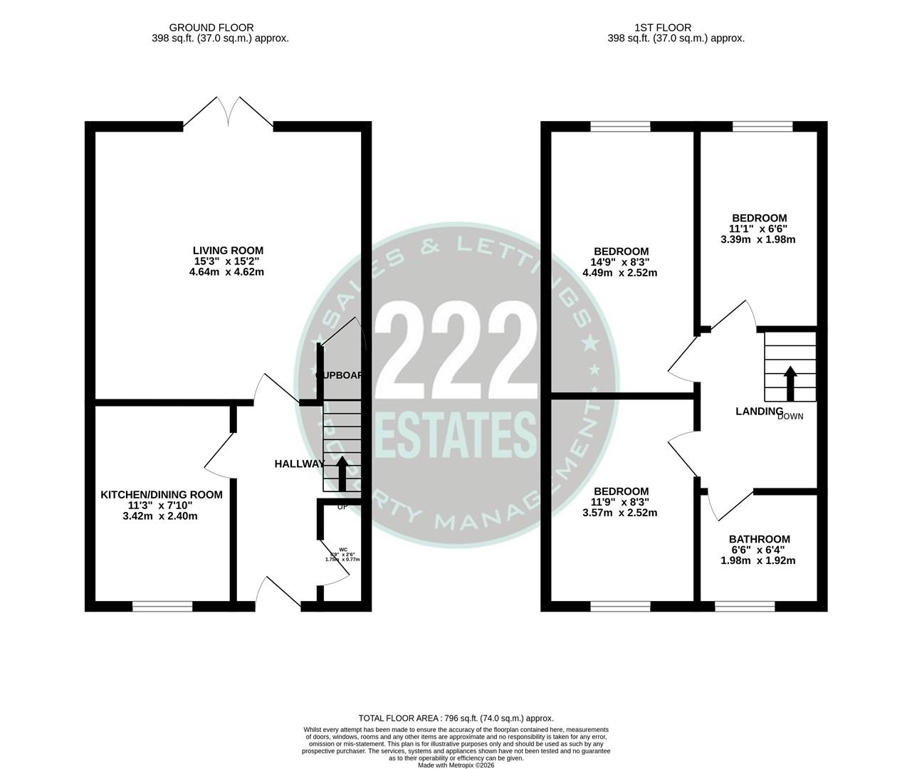 Floorplans For Hawthorne Street, Warrington