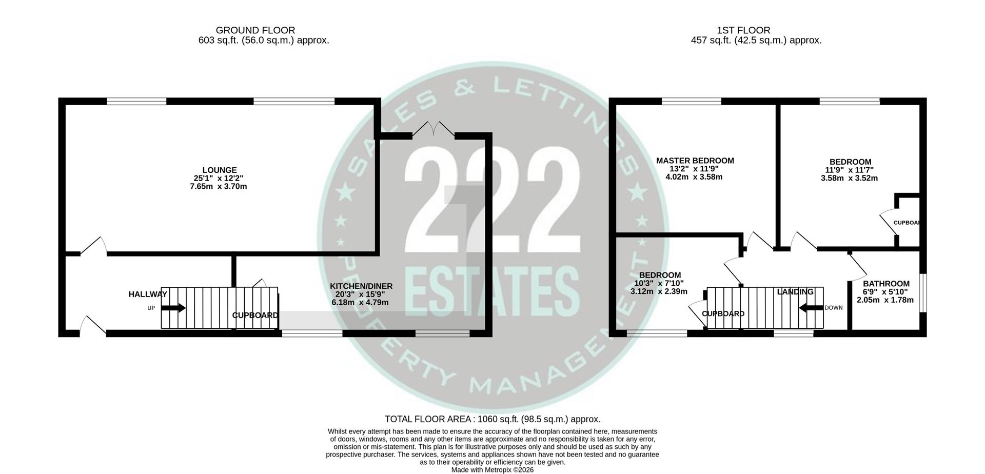 Floorplans For Manchester Road, Woolston, Warrington
