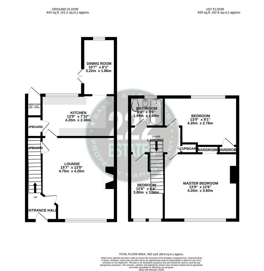 Floorplans For Poplars Avenue, Warrington