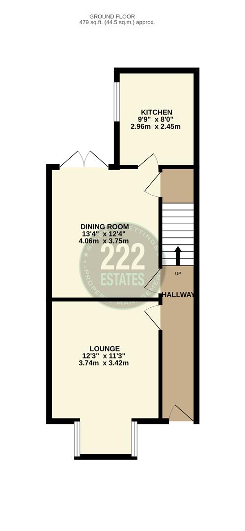 Floorplans For Wellfield Street, Warrington