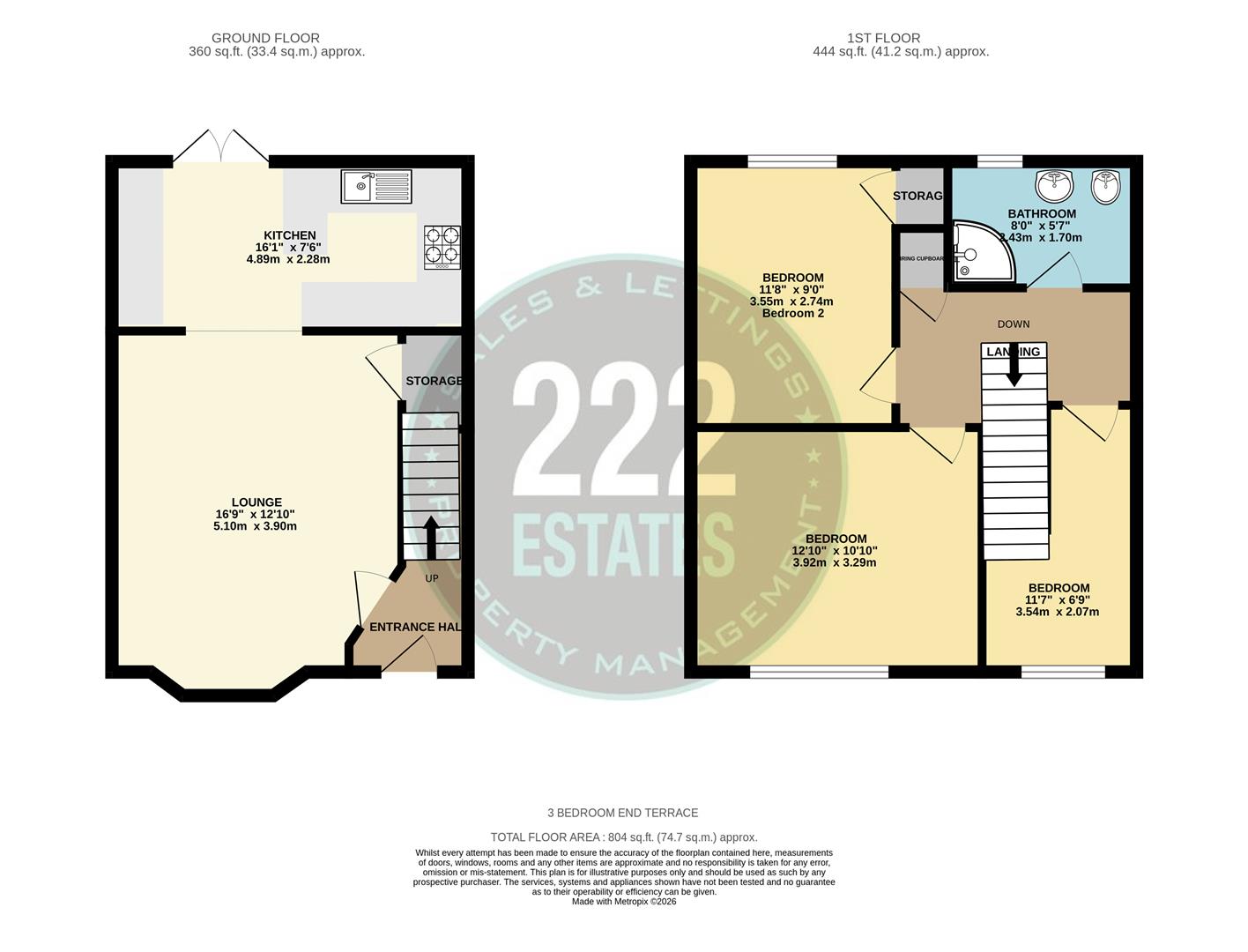 Floorplans For Hughes Place, Warrington