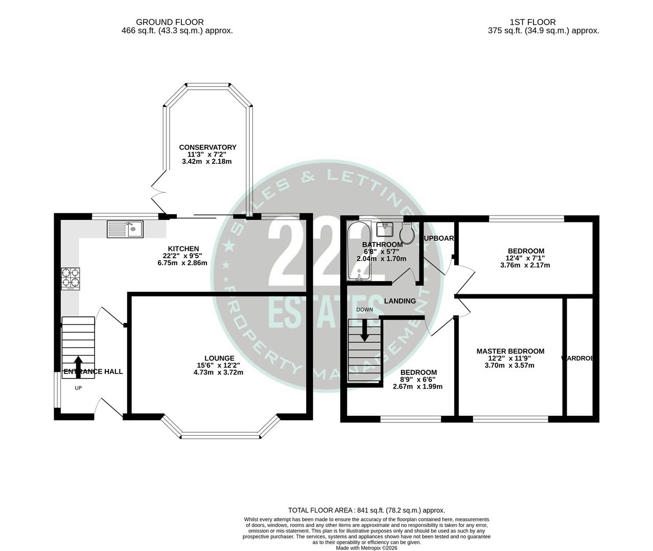 Floorplans For Patterdale Avenue, Warrington