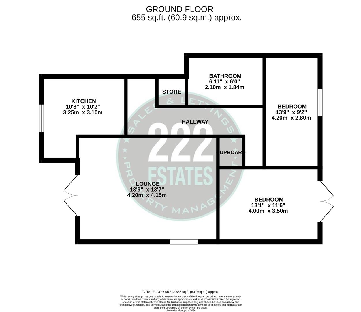 Floorplans For Rockford Gardens, Great Sankey, Warrington
